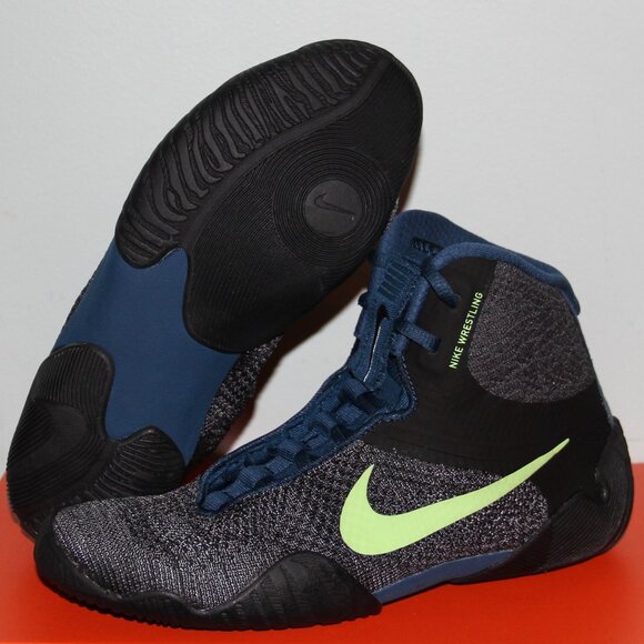 Nike Tawa Wrestling Shoes Men 6.5 7 7.5 8 11.5 14 15 Anthracite Blue
